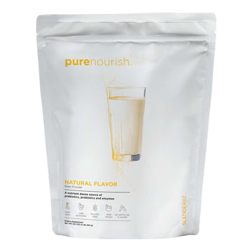PureNourish plant based protein powder shake