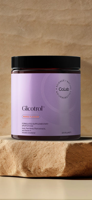 Co.Lab Glicotrol plant-based fibre supplement jar