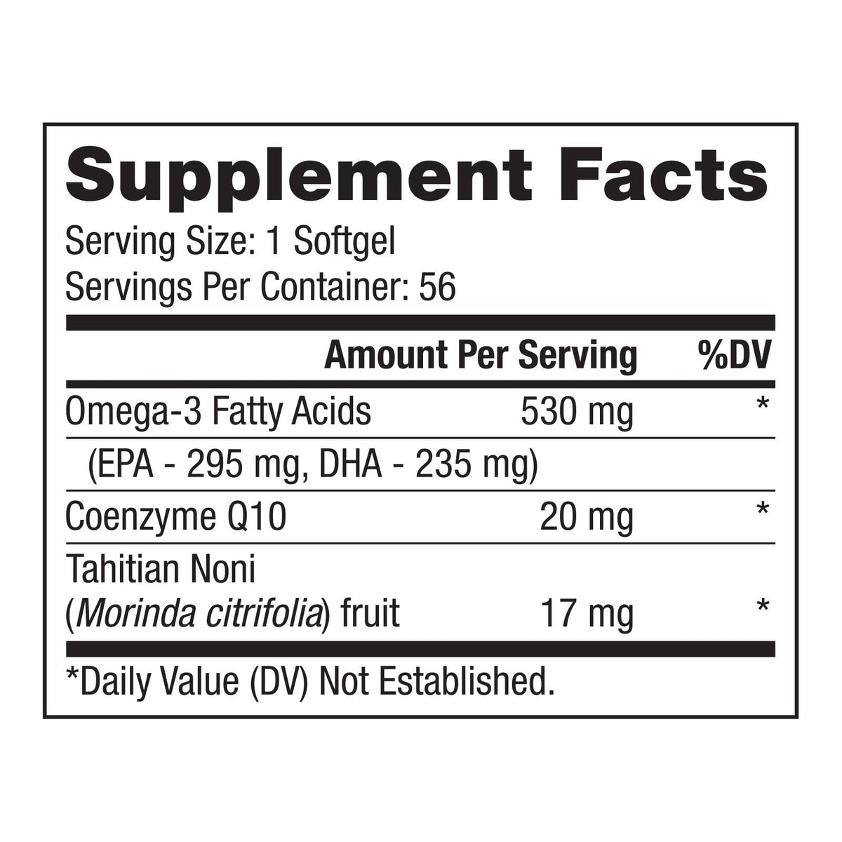 Omega-Q® – product details