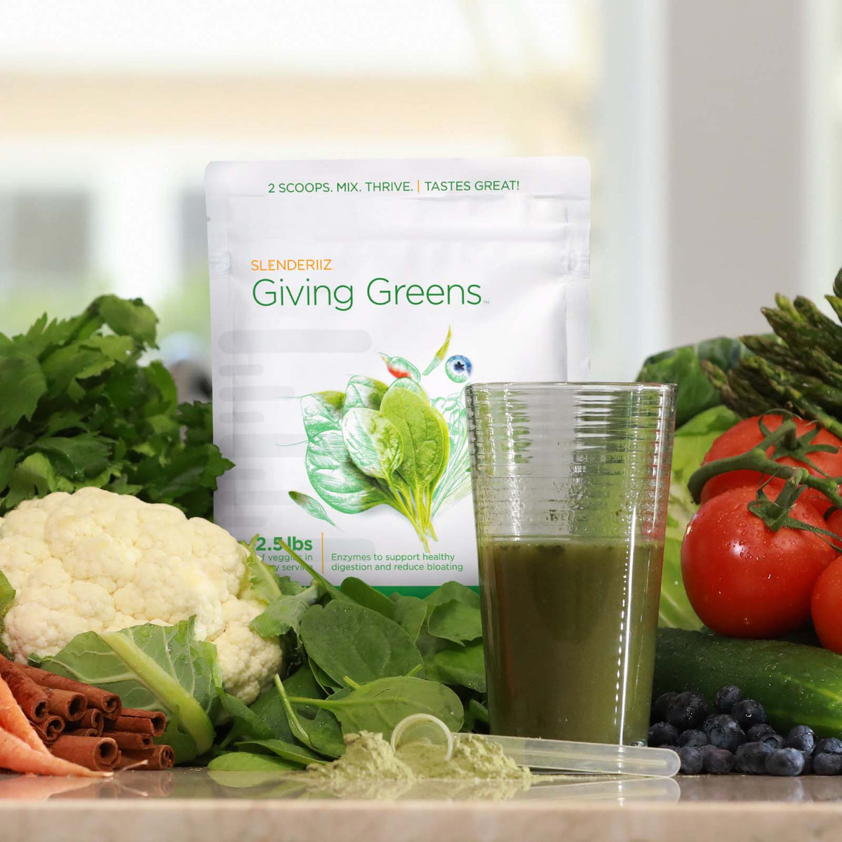 Giving Greens® – lifestyle photo
