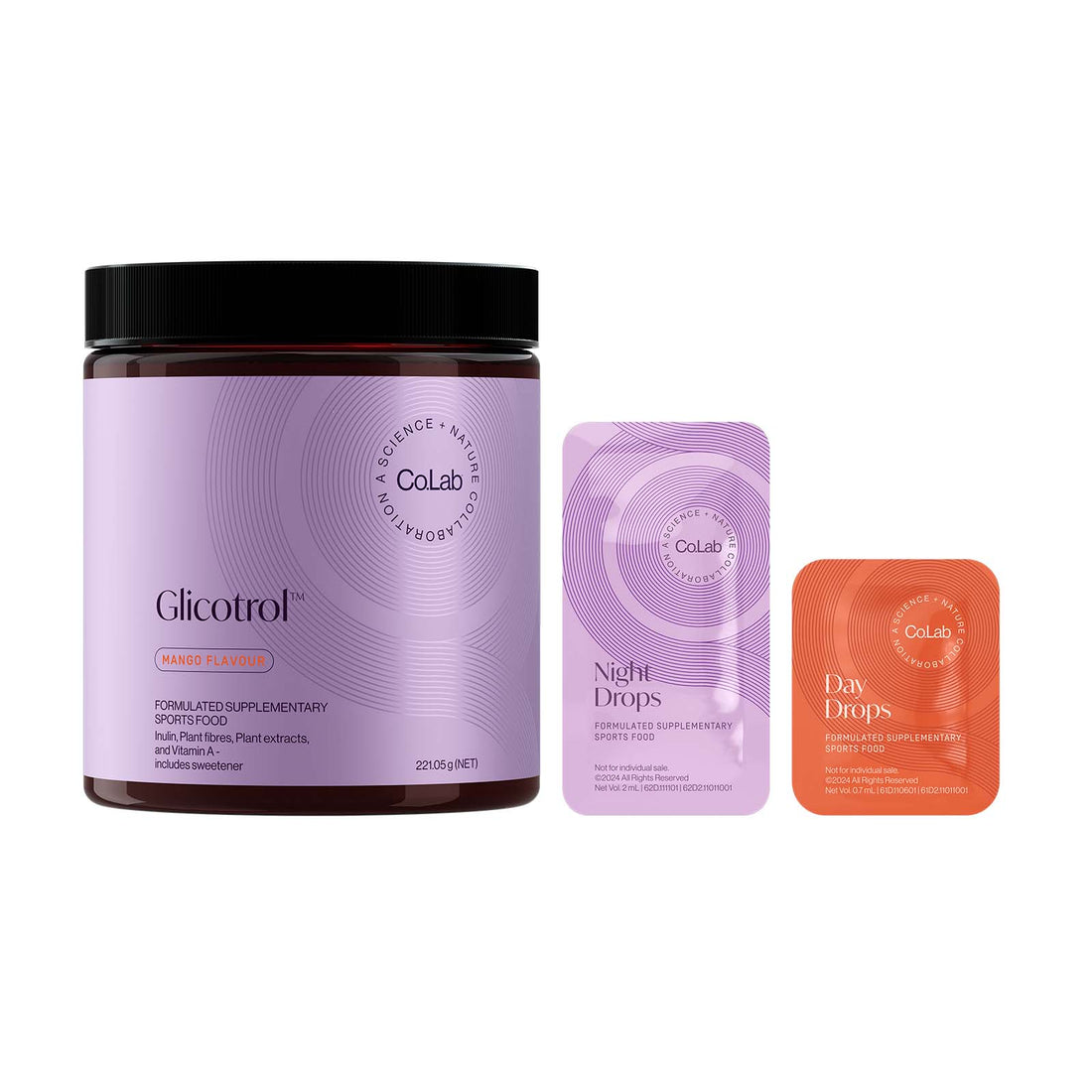 Glicotrol and Co.Lab Day & Night Snaps pack