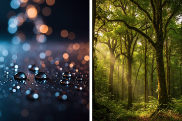 Nature and Science Split Image