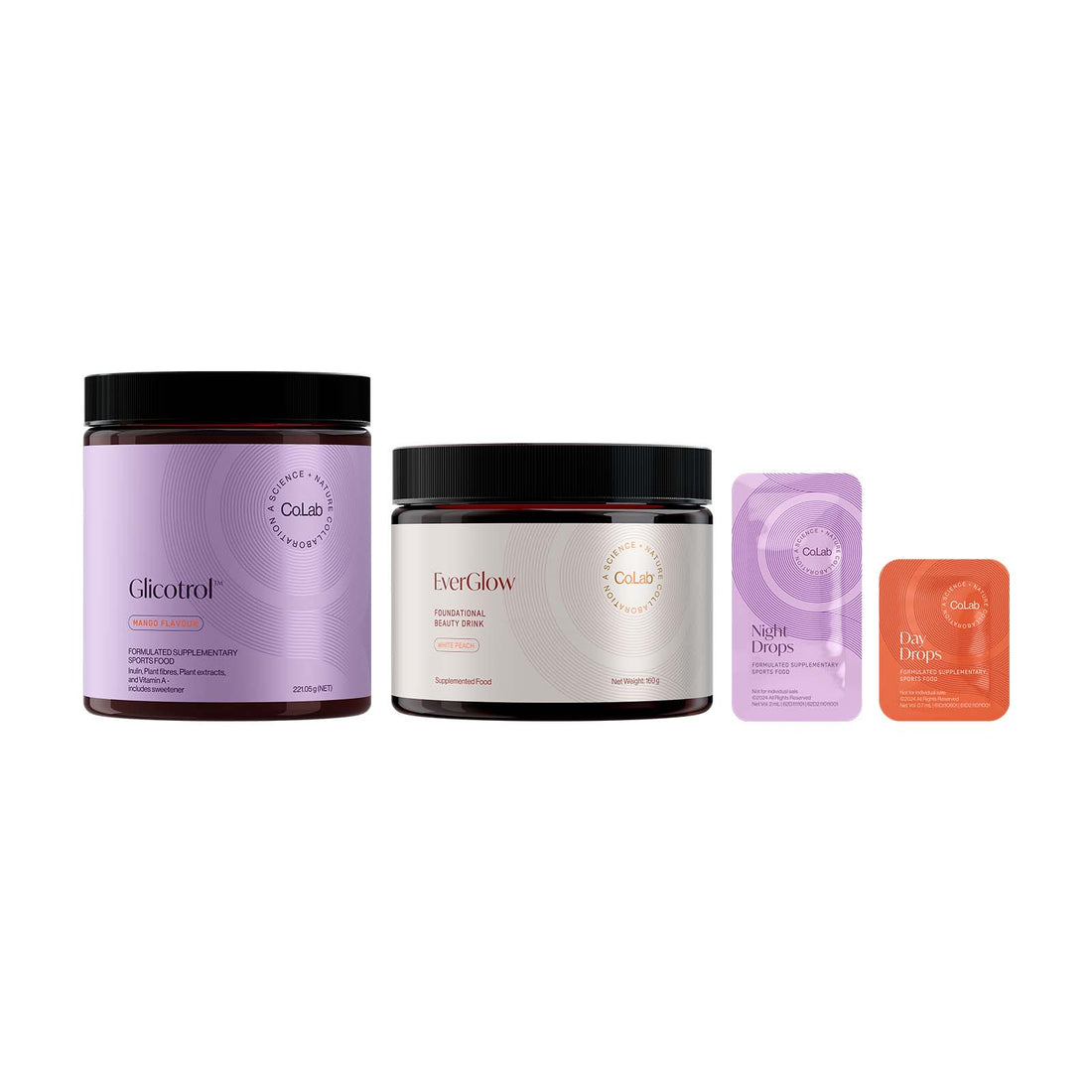 Glicotrol, EverGlow and Co.Lab Snaps pack