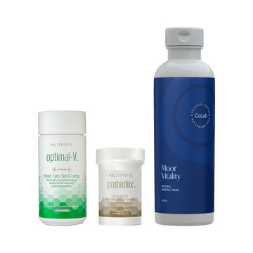Optimal-V, Probiotiix and Moor Vitality pack