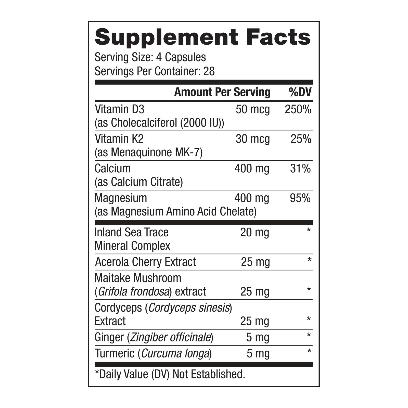 Magnical-D®Delivering bioavailable forms of calcium, magnesium, vitamin D3 for calcium absorption, and vitamin K2 for nutrient absorption