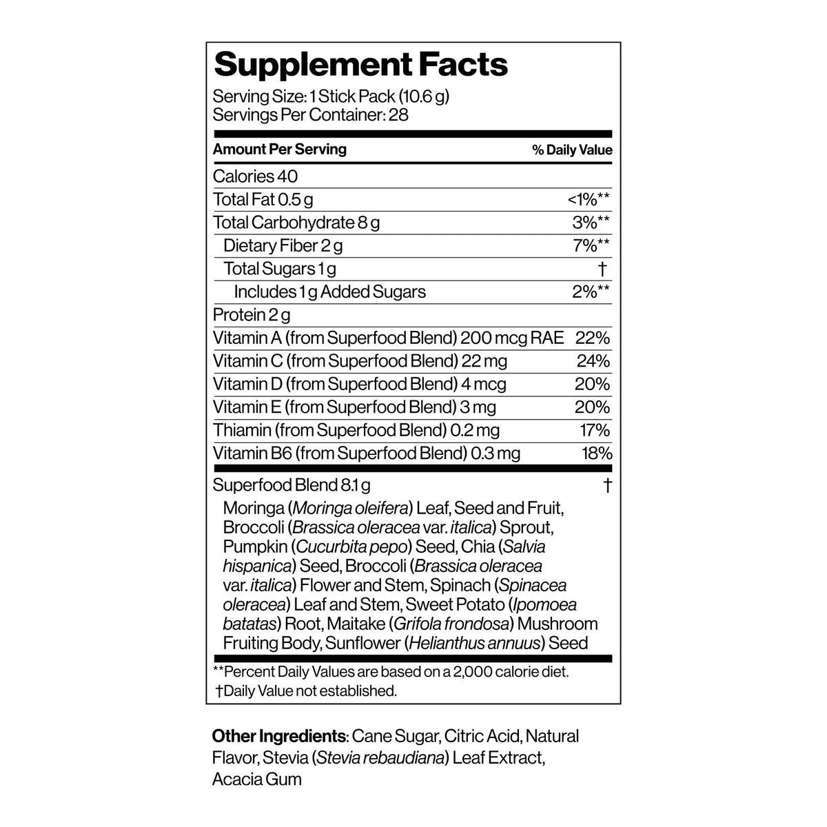 Vital 1 – product details